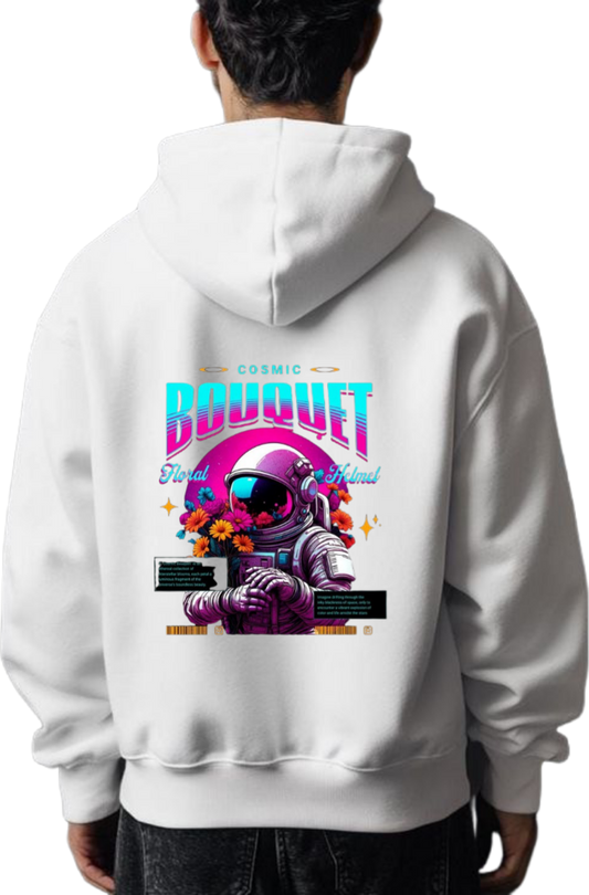 aliens Oversize Hoodie Back White 26