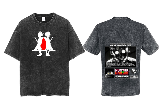Hunter × Hunter t- shirt One Size Washed Back 26