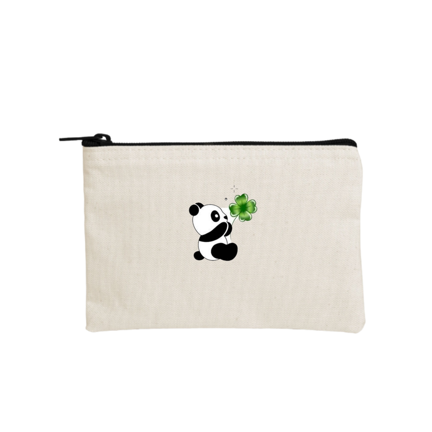 PANDA wallet pencil case Beige 25