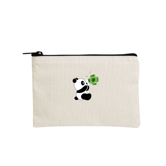 PANDA wallet pencil case Beige 25