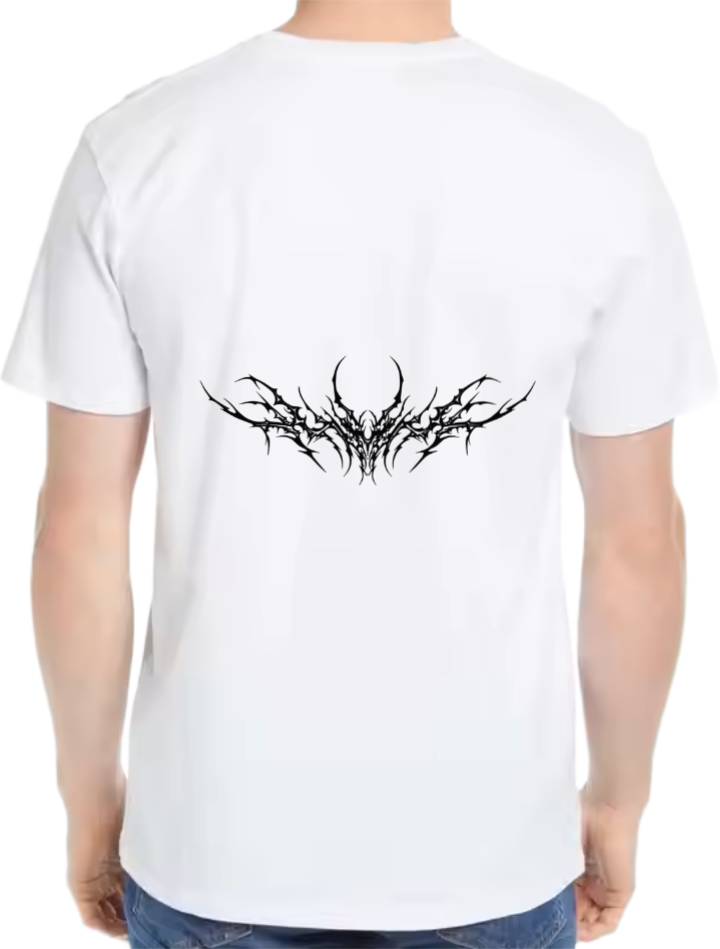 Goth  Oversize t- shirt  White Back 26
