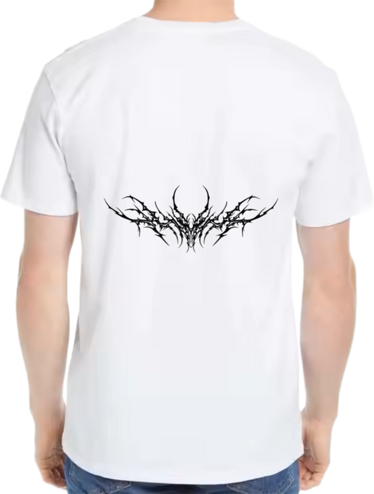 Goth  Oversize t- shirt  White Back 26