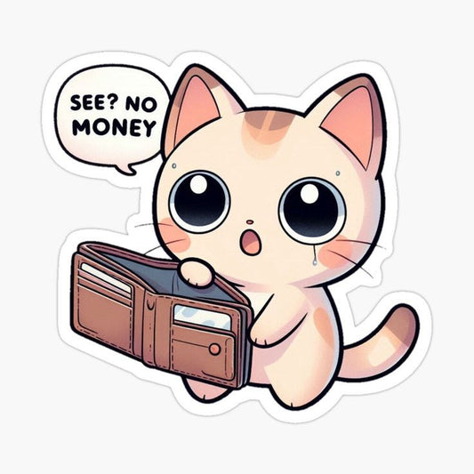 Sticker SEE? NO MONEY 26