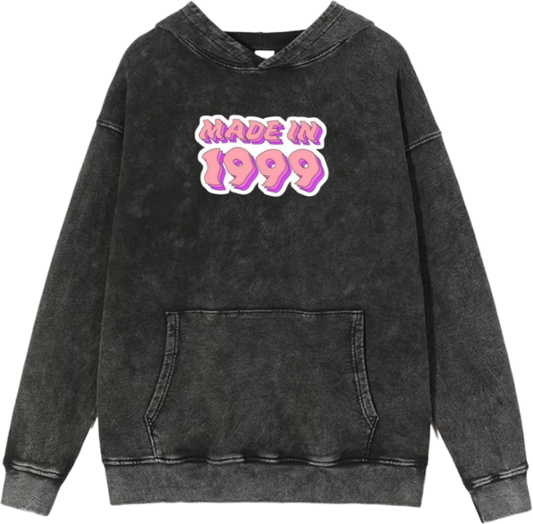 age Oversize  Hoodie Washed gray 1999