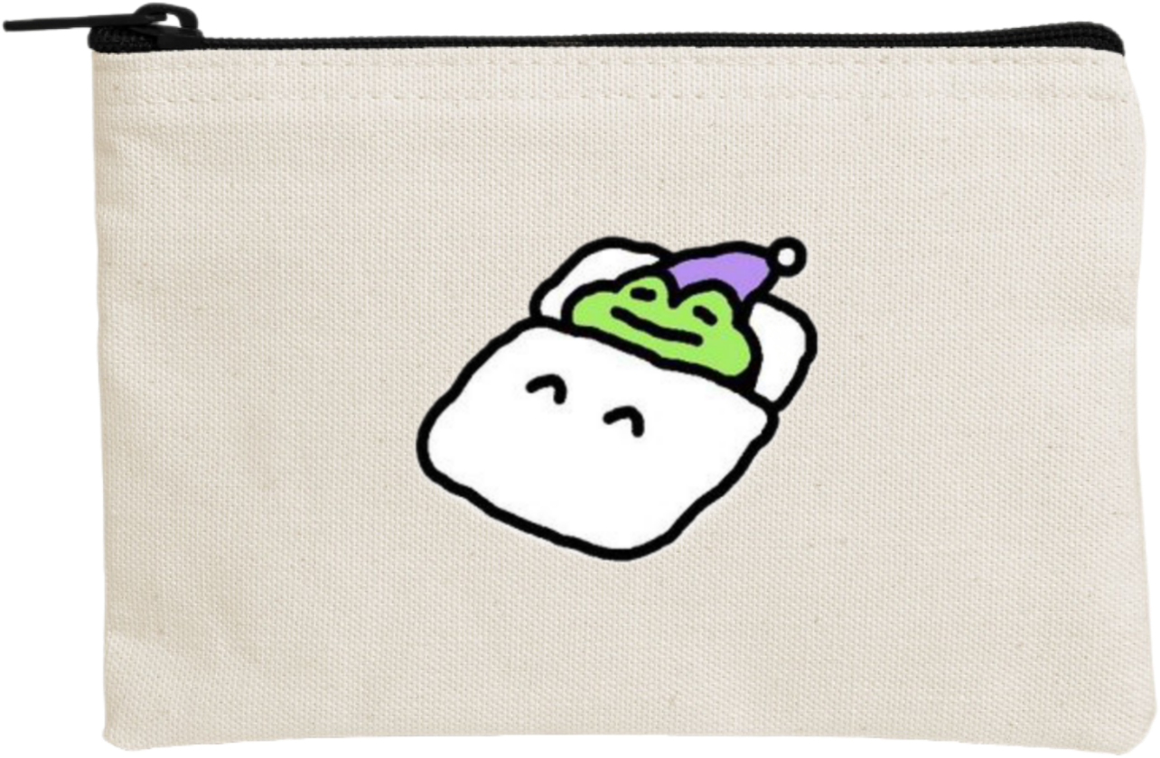 Frog wallet pencil case Beige 26