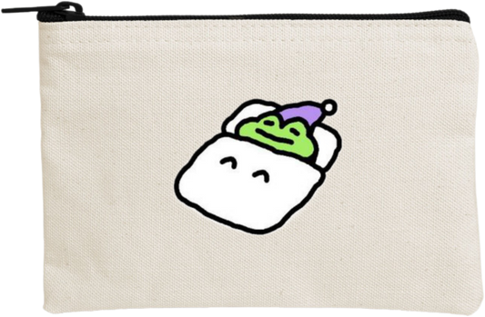 Frog wallet pencil case Beige 26