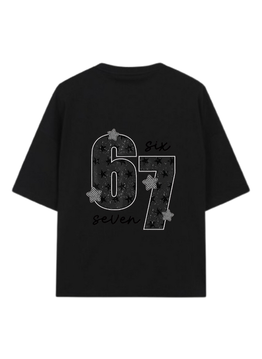 67 designs One Size t- shirt Black Back 25