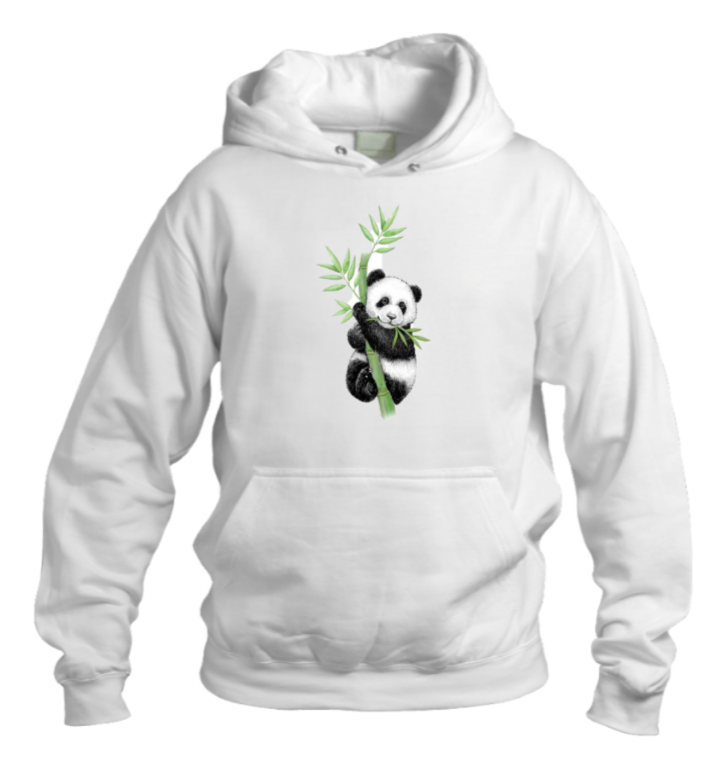 PANDA Oversize Hoodie White 26