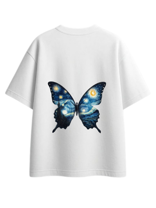 butterflies t- shirt White Back 26