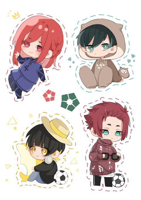 blue lock Sticker 2