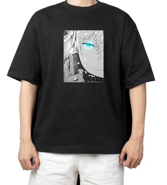 tjujutsu kaisen GOJO Oversize t- shirt Black 27