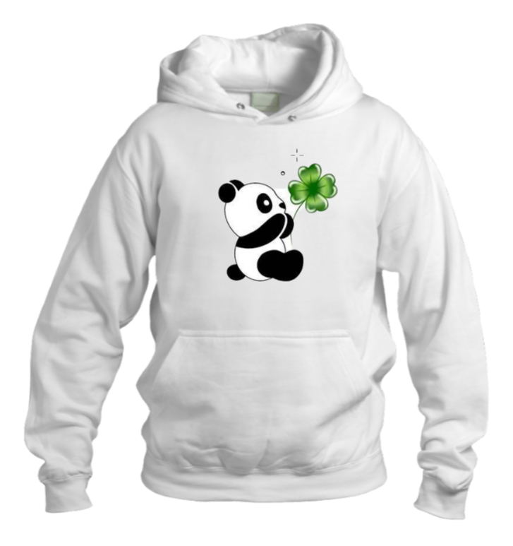 PANDA Oversize Hoodie White 27