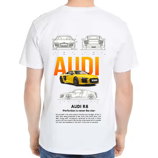 Ford Mustang Shelby GT350 Car t- shirt One Size White Back 27