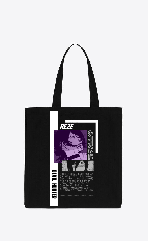Chainsaw Man tote bag Black 27