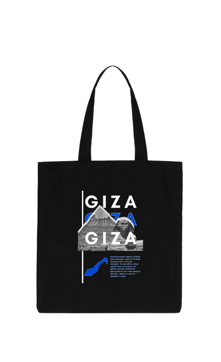 Egypt tote bag Black 27