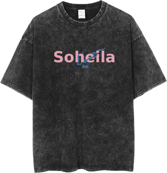 names t- shirt One Size Washed Soheila 27