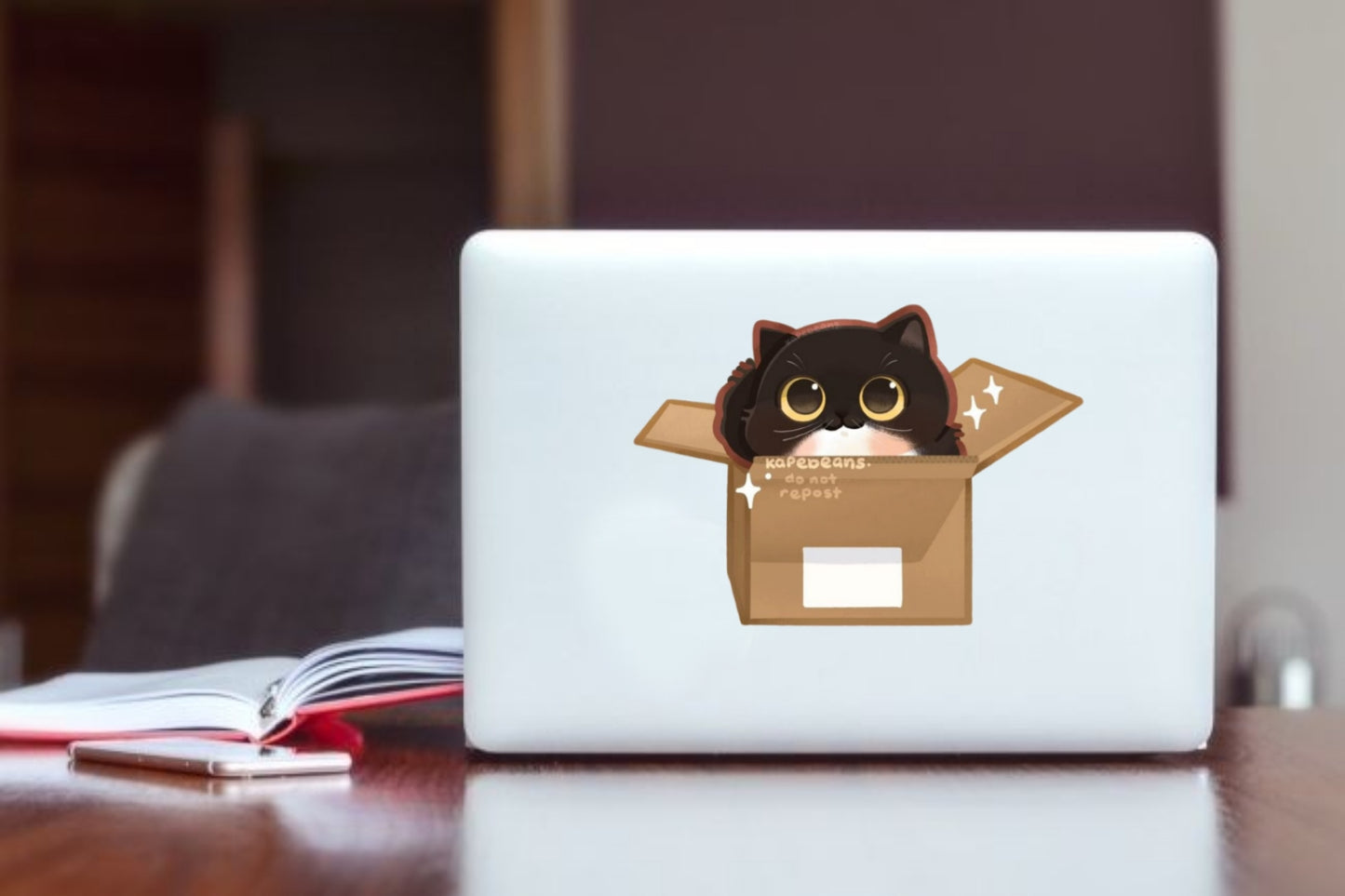 cat Laptop Sticker 27