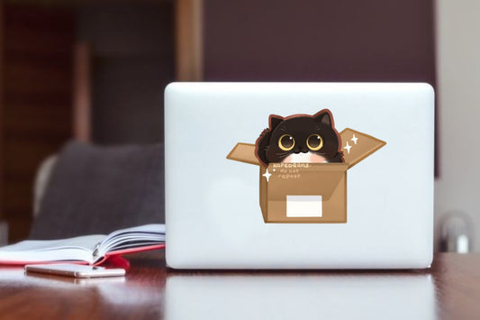 cat Laptop Sticker 27