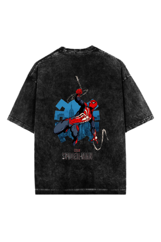 Spiderman t- shirt One Size Washed Back 27