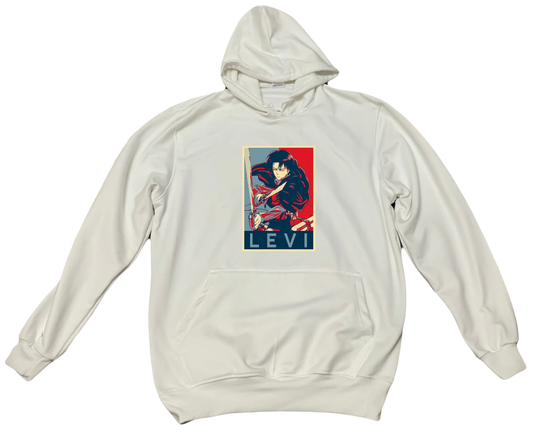 Anime Attack on titan shingeki no kyojin eren levi mikasa Aot White Oversize HOODIE 27