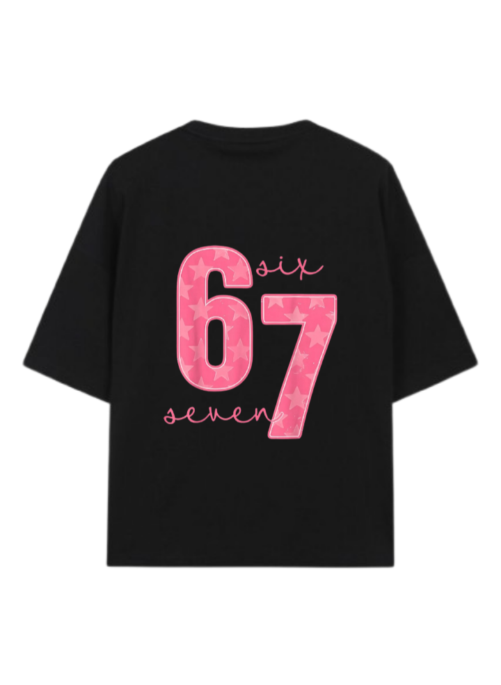 67 designs One Size t- shirt Black Back 26