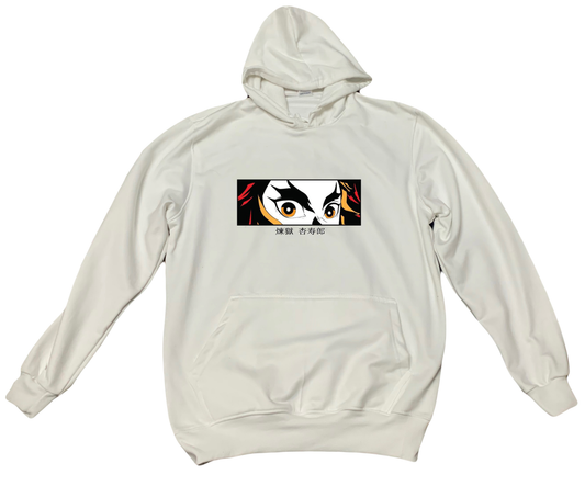 Anime Demon slayer nezuko tanjiro Oversize Hoodie White 27