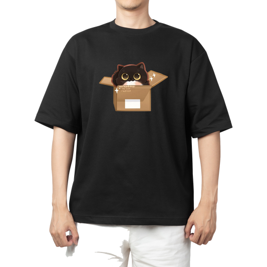 cat One Size t- shirt Black 27