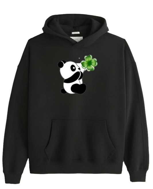 PANDA Oversize Hoodie Black 27