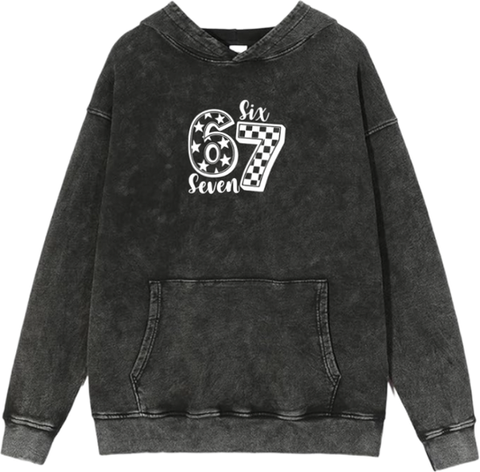 67 designs Oversize Hoodie Washed 27