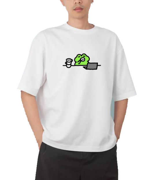 Frog One Size t- shirt White 27