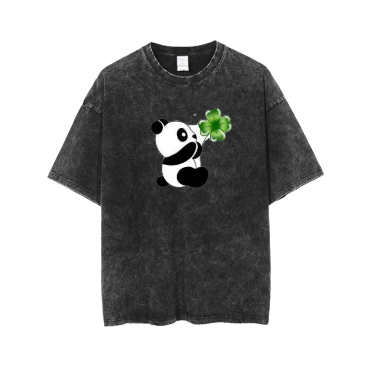 PANDA One Size t- shirt Washed 27