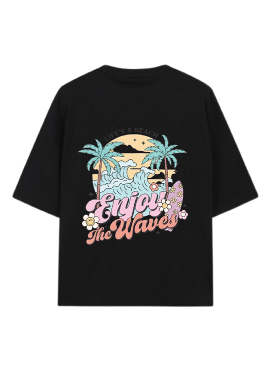 Summer Vibes t- shirt Black Back 27