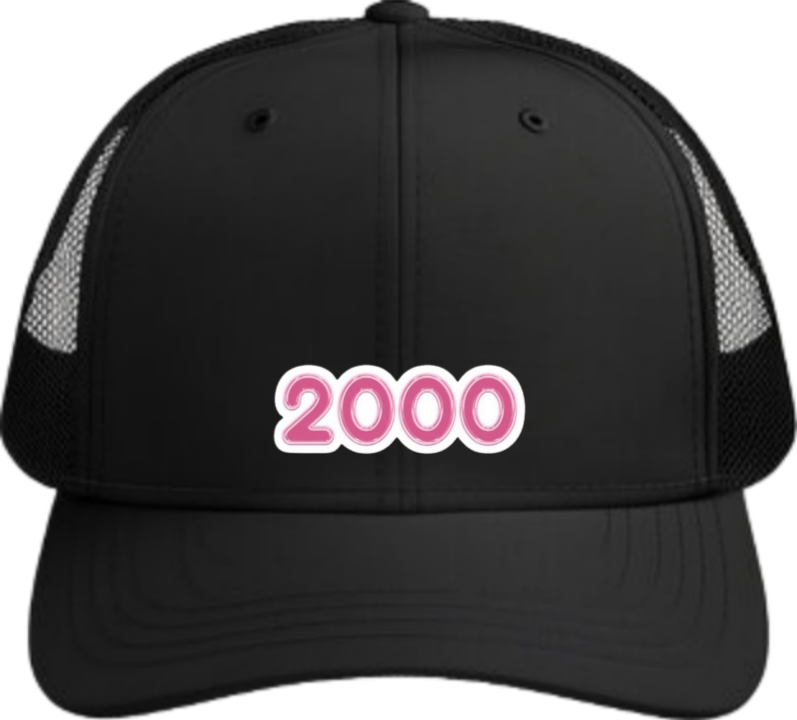 age Baseball cap Black 2000