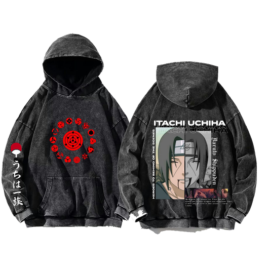Naruto Shippuden One Size hoodie Washed Back 27