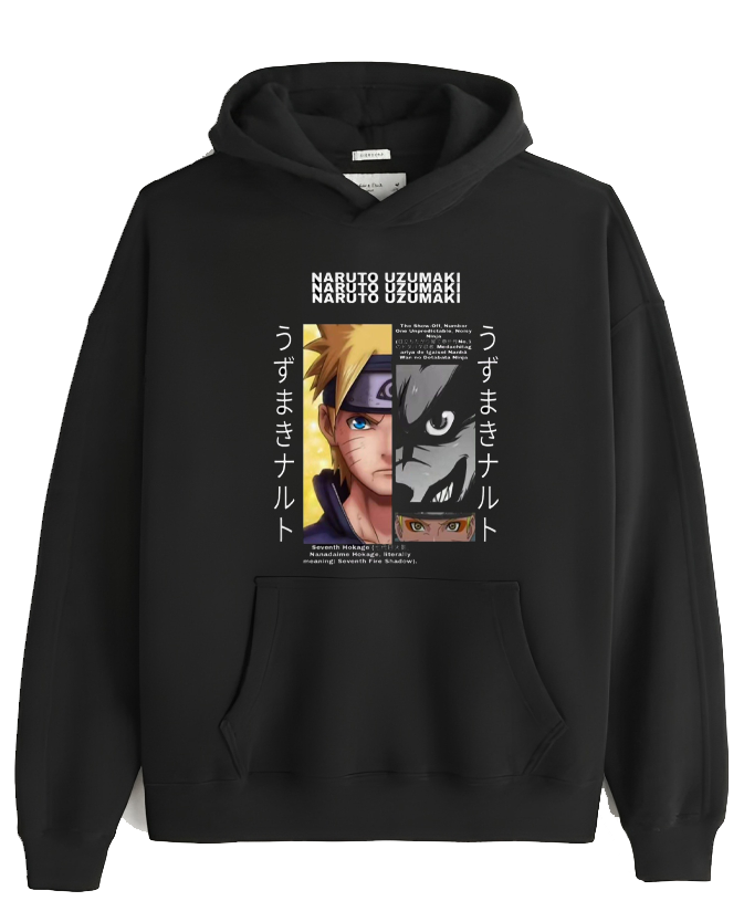 Naruto Shippuden One Size hoodie Black 27
