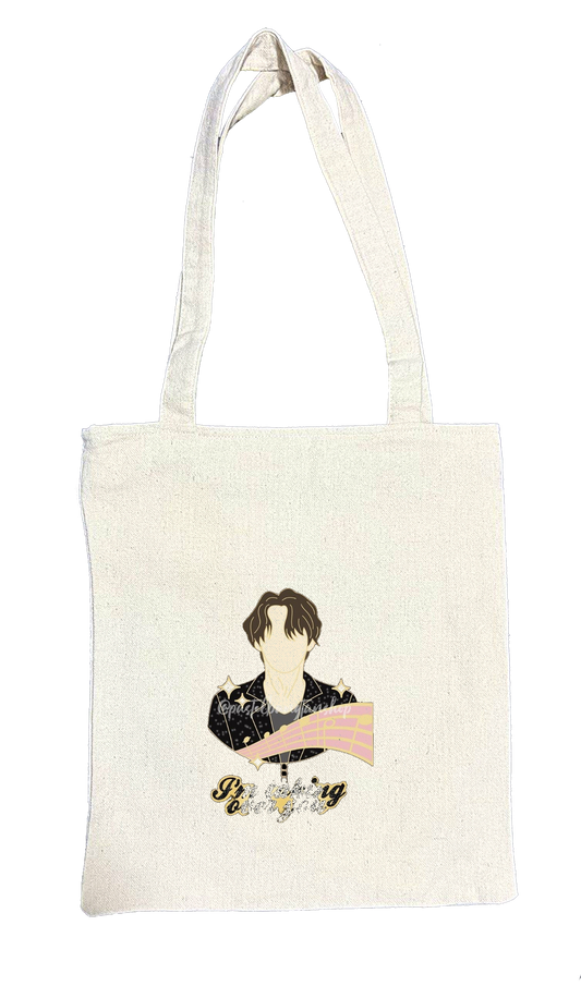 BTS tote bag beige 27