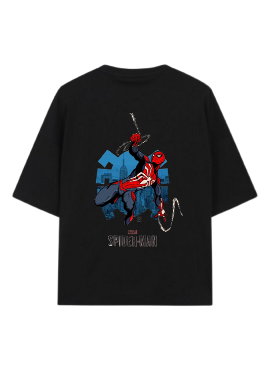 Spiderman t- shirt One Size Black Back 27