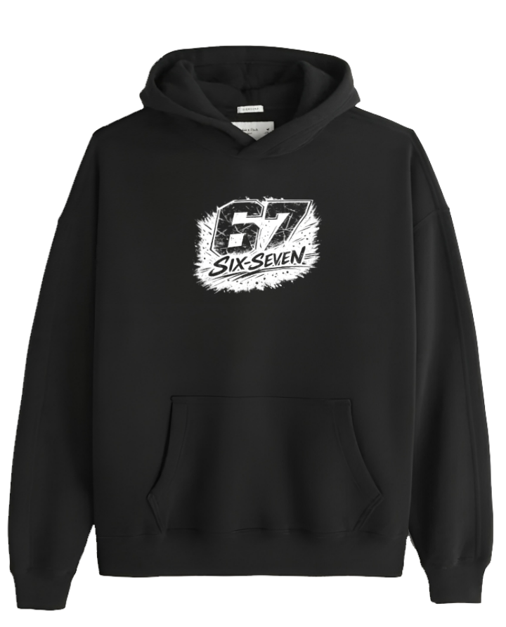 designs 67 Oversize Hoodie Black 27
