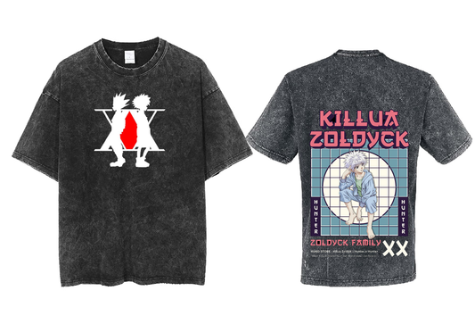 Hunter × Hunter t- shirt One Size Washed Back 27