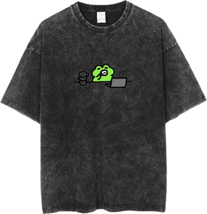 Frog One Size t- shirt Washed 27