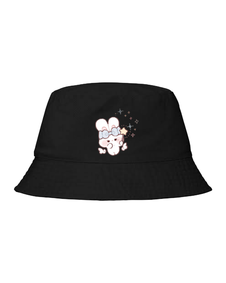 bunny Bucket hat Fishman hat cap Black 27