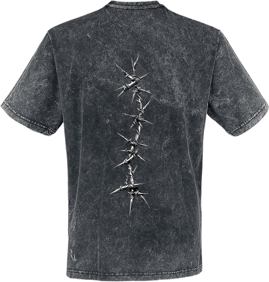 Goth t- shirt Washed Back 27