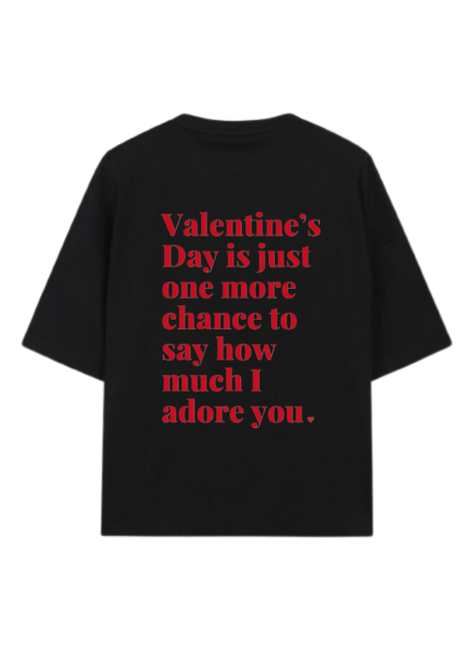 VaIentine coupIe t- shirt Black Back 27