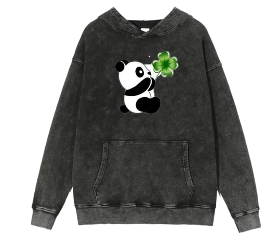 PANDA Oversize Hoodie Washed 27