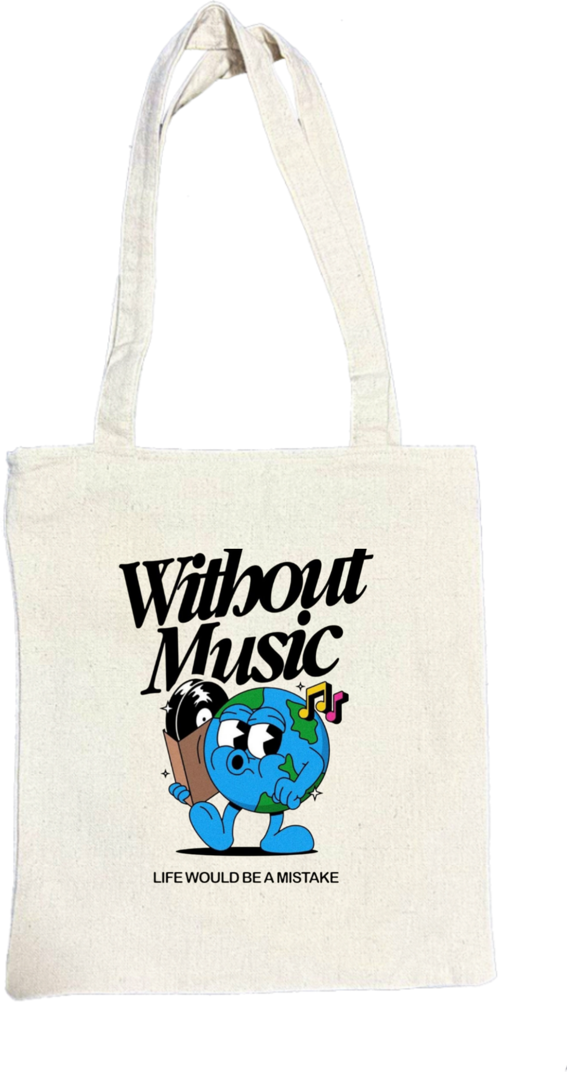 Without Music tote bag beige 167