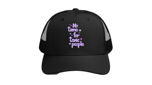 Baseball cap Black No time for toxic people 27