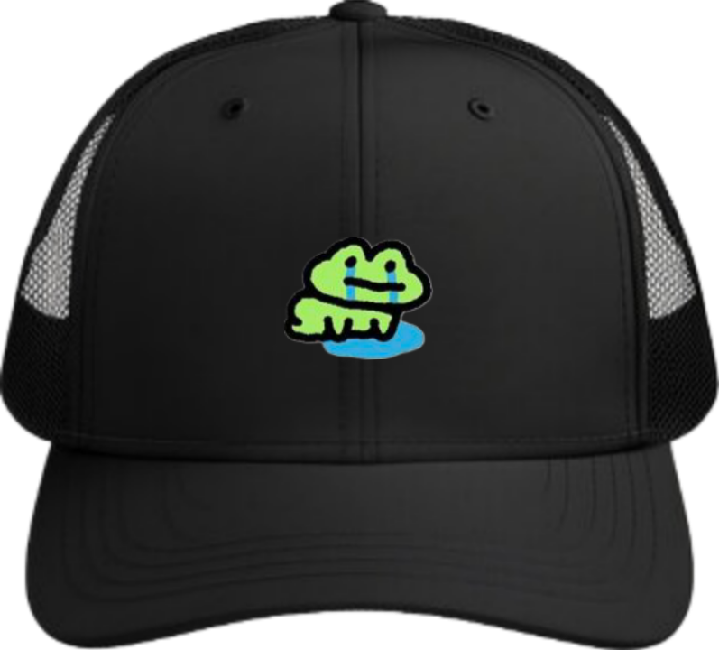 Frog Baseball cap Black 27