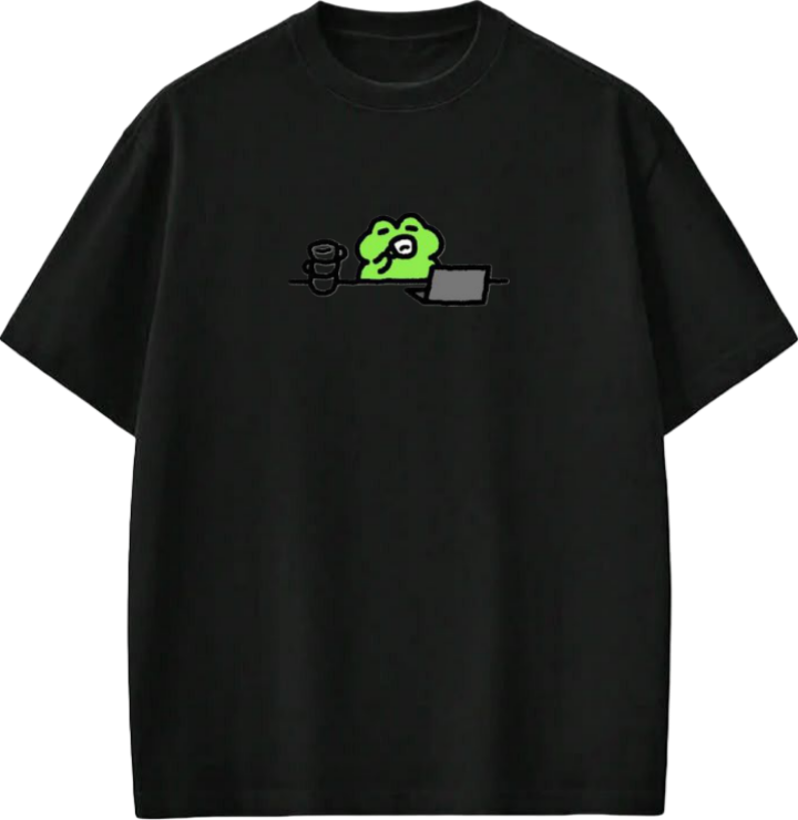 Frog One Size t- shirt Black 27