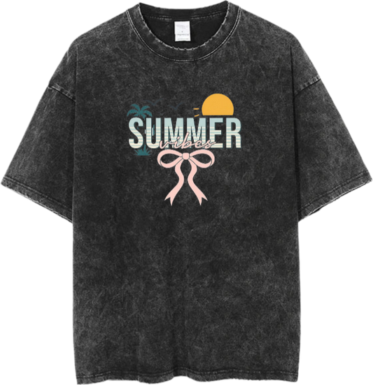 Summer Vibes One Size t- shirt Washed 23