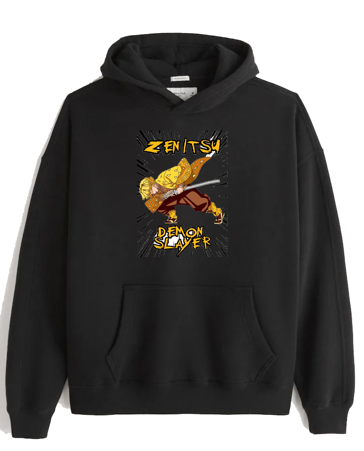 Anime Demon slayer nezuko tanjiro Oversize Hoodie Black 28